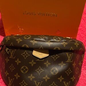 Louis Vuitton Brown Monogram Travel Bag